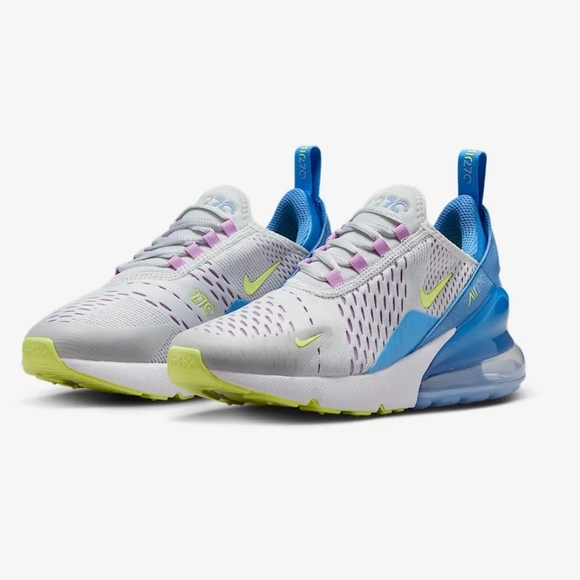 Bling Nike Air Max 270 Girls Youth Sneakers Custom With Swarovski Crystals - Picture 5 of 6